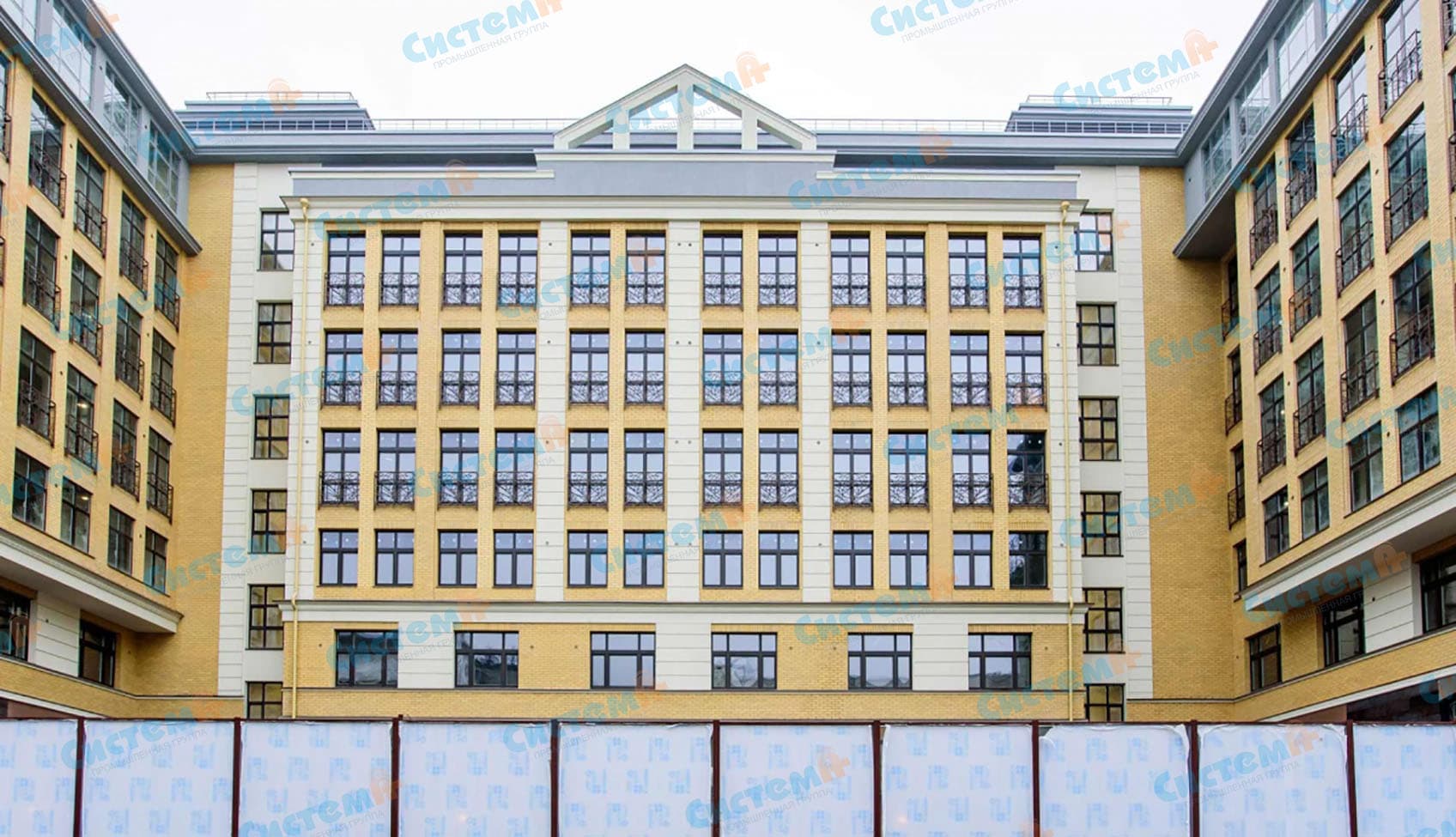 Фасадные элементы для клубного ЖК